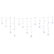 160 LED 6M Christmas Lights Icicle Light Solar Cold Jingle Jollys XMAS-LED-160-IC-SNOW-WH