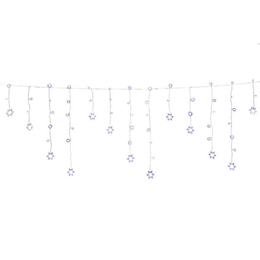 160 LED 6M Christmas Lights Icicle Light Solar Cold Jingle Jollys XMAS-LED-160-IC-SNOW-WH