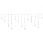 160 LED 6M Christmas Lights Icicle Light Solar Cold Jingle Jollys XMAS-LED-160-IC-SNOW-WH