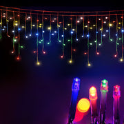 20M Christmas Lights Icicle Light 800 LED Multi-coloured Jingle Jollys XMAS-LED-800-IC-MC