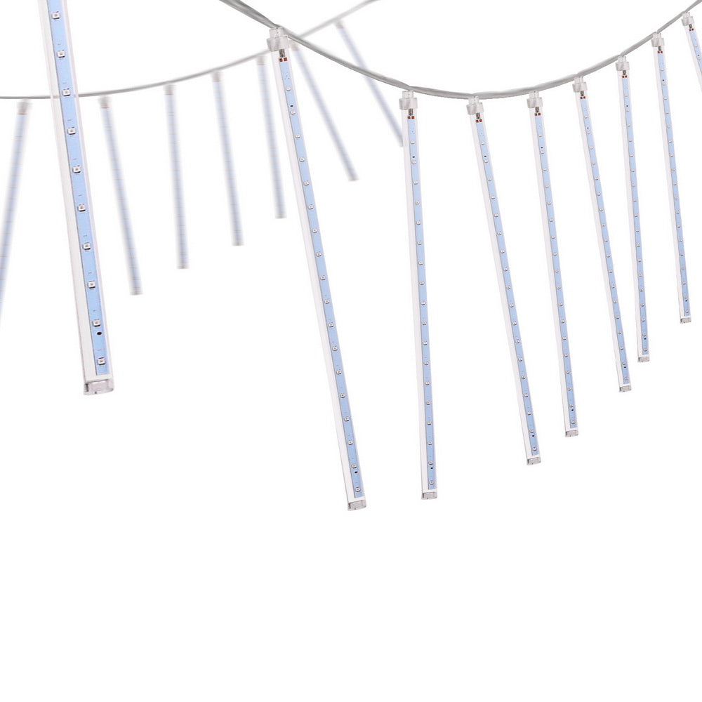 288 LED 7M Christmas Lights Icicle Light Falling Metor Jingle Jollys XMAS-LED-IC-ICICLE-BU