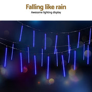 288 LED 7M Christmas Lights Icicle Light Falling Metor Jingle Jollys XMAS-LED-IC-ICICLE-BU