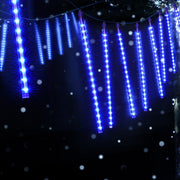 288 LED 7M Christmas Lights Icicle Light Falling Metor Jingle Jollys XMAS-LED-IC-ICICLE-BU