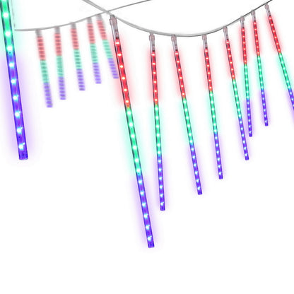 Jingle Jollys 7M Christmas Lights Shower Light 288 LED Icicle Falling Metor XMAS-LED-IC-ICICLE-MC1