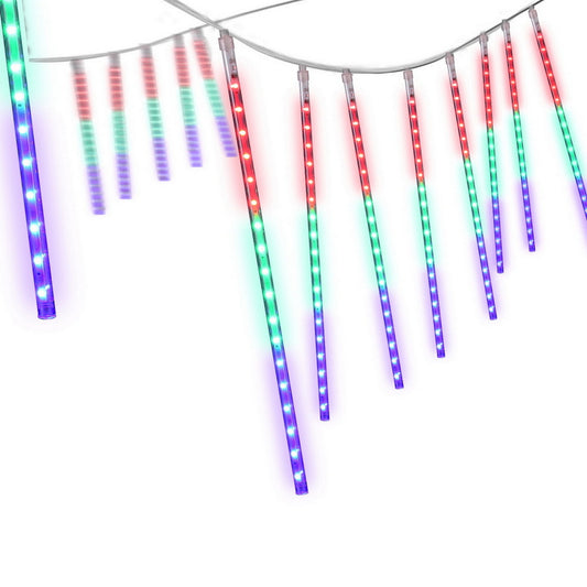 Jingle Jollys 7M Christmas Lights Shower Light 288 LED Icicle Falling Metor XMAS-LED-IC-ICICLE-MC1