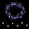 Jingle Jollys Christmas Lights 100 LED 10M String Light Snow Decorations XMAS-LED-IC-SNOW-WH