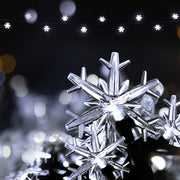 Jingle Jollys Christmas Lights 100 LED 10M String Light Snow Decorations XMAS-LED-IC-SNOW-WH