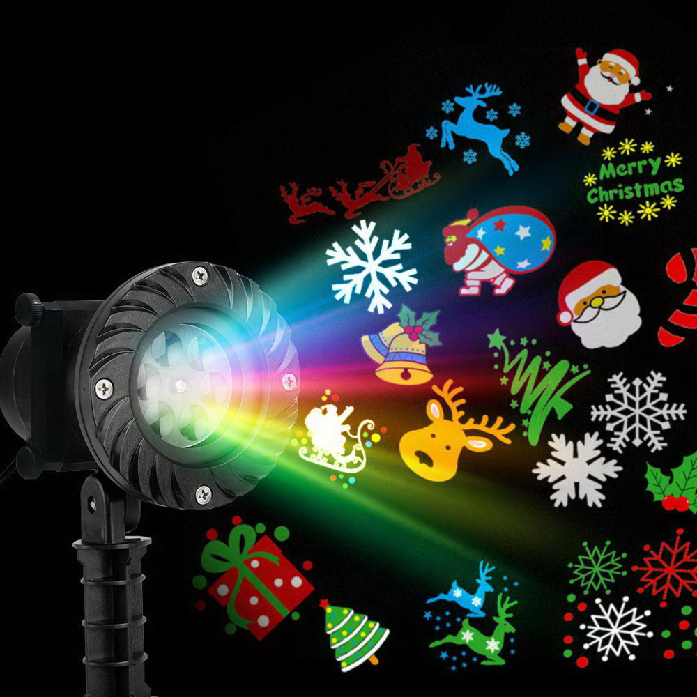 1X Projector Light Christmas Lights Laser Outdoor Decorations Jingle Jollys XMAS-LED-PRJ-BK-002