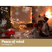 1X Projector Light Christmas Lights Laser Outdoor Decorations Jingle Jollys XMAS-LED-PRJ-BK-002