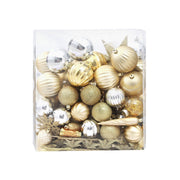 Jingle Jollys 125pcs Christmas Tree Decorations Set Baubles Ornaments Party XMAS-MIX-125PCS-ORNAMENTS