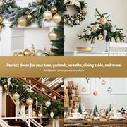 Jingle Jollys 125pcs Christmas Tree Decorations Set Baubles Ornaments Party XMAS-MIX-125PCS-ORNAMENTS