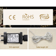 1.5M Christmas Lights Reindeer 100 LED Decorations Jingle Jollys XMAS-MOT-1DEER-MOV-WARM