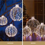 3 PCS Christmas Lights 360 LED Fairy Light Ball Decorations Jingle Jollys XMAS-MOT-BALL-WARM