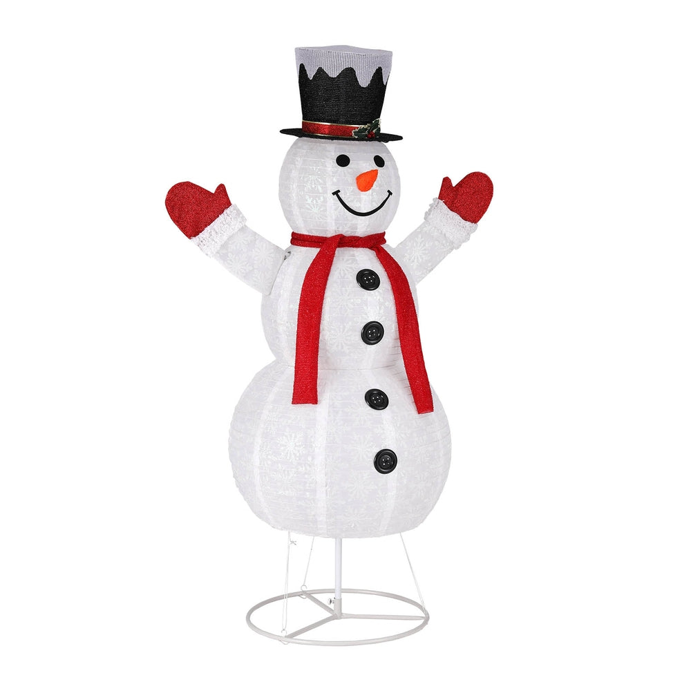 1.7M Christmas Lights 200 LED Fairy Light Snowman Decorations Jingle Jollys XMAS-MOT-C-SNOW-WH