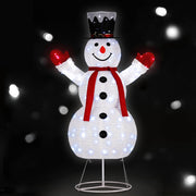 1.7M Christmas Lights 200 LED Fairy Light Snowman Decorations Jingle Jollys XMAS-MOT-C-SNOW-WH