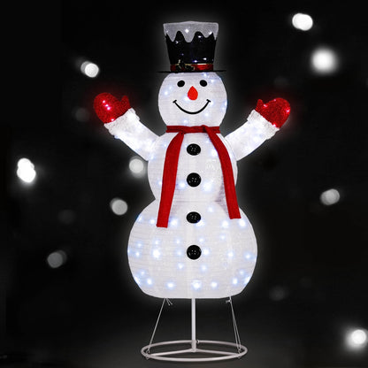 1.7M Christmas Lights 200 LED Fairy Light Snowman Decorations Jingle Jollys XMAS-MOT-C-SNOW-WH