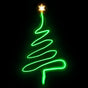 Jingle Jollys Christmas Lights 114cm Fairy Light Green Tree Decorations XMAS-MOT-C-TREE-GR