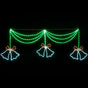 1.8M Christmas Lights 288 LED Bell Motif Light Decorations Jingle Jollys XMAS-MOT-D-BELL-MC01