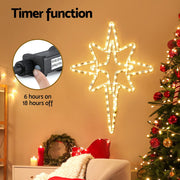 Jingle Jollys Christmas Lights 57cm Bethlehem Star 90 LED Xmas Decorations Motif XMAS-MOT-D-BLH-STAR