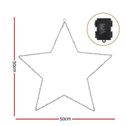Jingle Jollys Christmas Lights 50cm Star 70 LED Xmas Decorations XMAS-MOT-D-FD-STAR