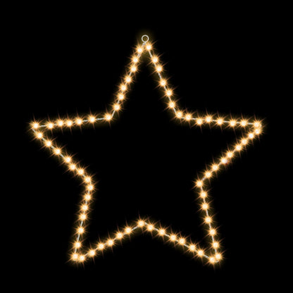 Jingle Jollys Christmas Lights 50cm Star 70 LED Xmas Decorations XMAS-MOT-D-FD-STAR