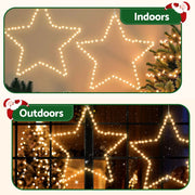 Jingle Jollys Christmas Lights 50cm Star 70 LED Xmas Decorations XMAS-MOT-D-FD-STAR