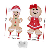 30 LED Christmas Lights Gingerbread Motif Fairy Light Decoration Jingle Jollys XMAS-MOT-D-GINGER-TWO