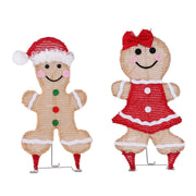 30 LED Christmas Lights Gingerbread Motif Fairy Light Decoration Jingle Jollys XMAS-MOT-D-GINGER-TWO