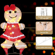 30 LED Christmas Lights Gingerbread Motif Fairy Light Decoration Jingle Jollys XMAS-MOT-D-GINGER-TWO