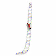 Jingle Jollys 3.5M Christmas Lights 300 LED Ladder Light with Santa Claus Decor XMAS-MOT-D-LADDER-MC