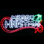 0.96M Christmas Lights Merry Christmas 288 LED Decorations Jingle Jollys XMAS-MOT-D-MERYCHRIS-MC