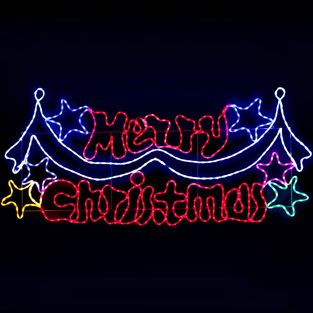 Jingle Jollys Christmas Lights 191cm 612 LEDs Fairy Light Outdoor Decorations XMAS-MOT-D-MERYCHRIS-MC02