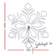 0.82M Christmas Lights 304 LED Snow Motif Light Decorations Jingle Jollys XMAS-MOT-D-SNOW-MC