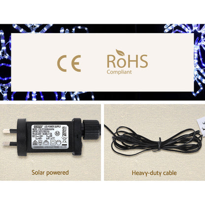 0.82M Christmas Lights 304 LED Snow Motif Light Decorations Jingle Jollys XMAS-MOT-D-SNOW-MC