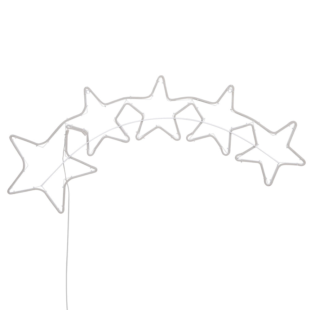 1.25M Christmas Lights Motif 560 LED Rope Light Outdoor Decoration Jingle Jollys XMAS-MOT-D-STAR-MC01