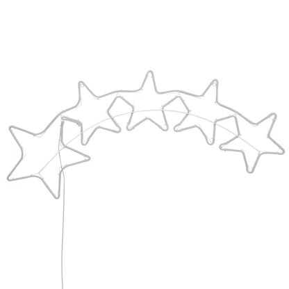 1.25M Christmas Lights Motif 560 LED Rope Light Outdoor Decoration Jingle Jollys XMAS-MOT-D-STAR-MC01