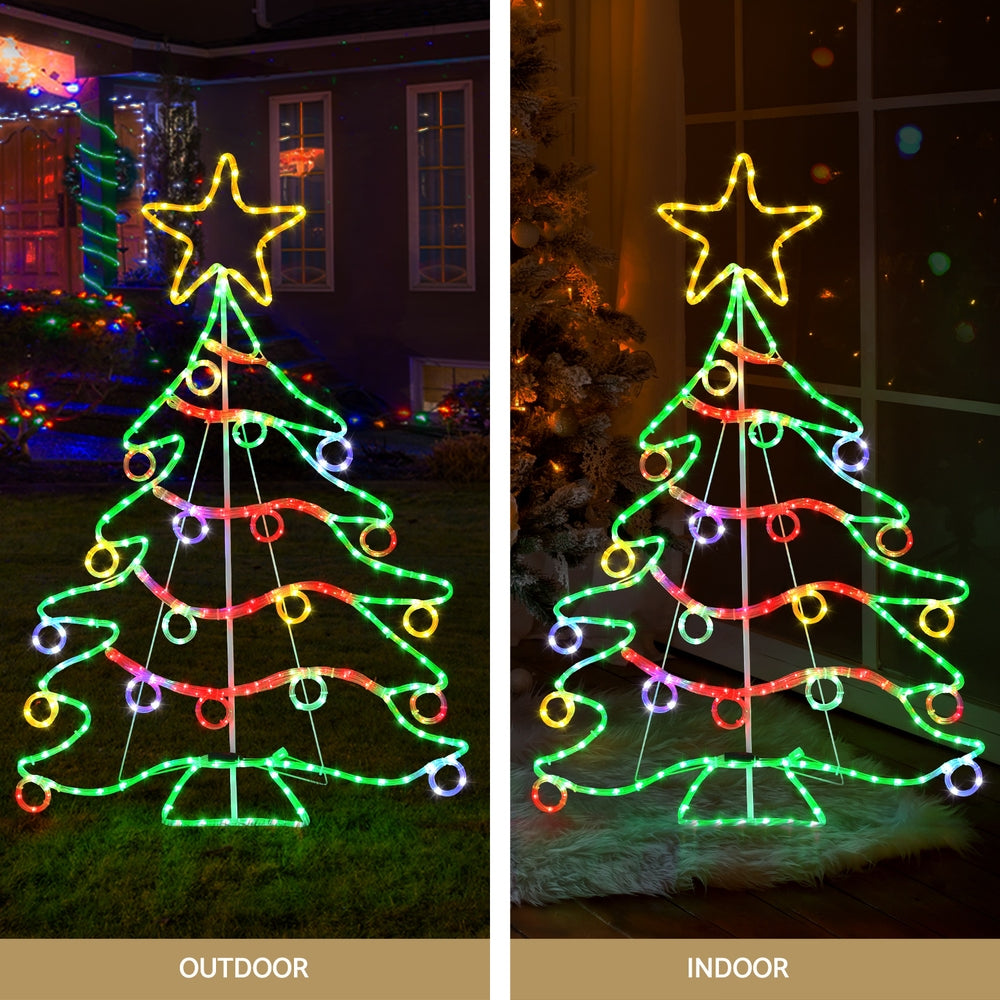 1.18M Christmas Lights Motif 288 LED Rope Light Outdoor Decoration Jingle Jollys XMAS-MOT-D-TREE-MC