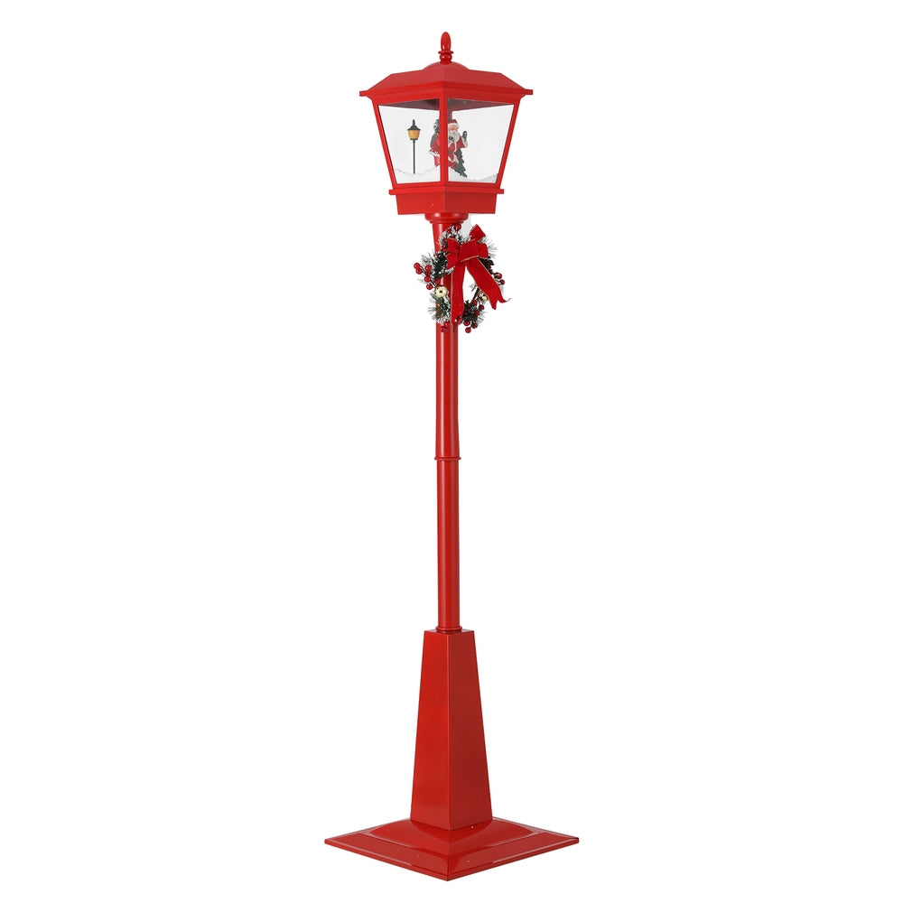 1.8M Christmas Lights Post Lamp LED Outdoor Decorations Jingle Jollys XMAS-MOT-LAMP-6FT-RED