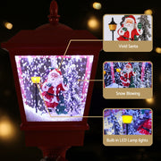1.8M Christmas Lights Post Lamp LED Outdoor Decorations Jingle Jollys XMAS-MOT-LAMP-6FT-RED