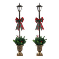Jingle Jollys Christmas Lights 125cm Lamp Post 50 LED Fairy Light Decorations XMAS-MOT-LAMP-BRX2