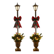 Jingle Jollys Christmas Lights 125cm Lamp Post 50 LED Fairy Light Decorations XMAS-MOT-LAMP-BRX2