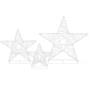 3 PCS Christmas Lights 900 LED Fairy Light Star Decorations Jingle Jollys XMAS-MOT-STAR-3PCS-WARM