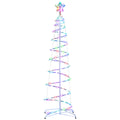 Jingle Jollys Christmas Tree 1.8m 100 RGB LED Rope Lights Xmas Trees Decoration XMAS-MOT-TREE-18-RGB