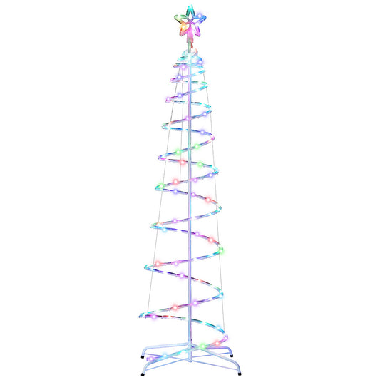 Jingle Jollys Christmas Tree 1.8m 100 RGB LED Rope Lights Xmas Trees Decoration XMAS-MOT-TREE-18-RGB