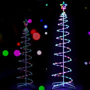 Jingle Jollys Christmas Tree 1.8m 100 RGB LED Rope Lights Xmas Trees Decoration XMAS-MOT-TREE-18-RGB