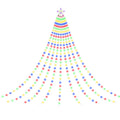 Jingle Jollys 3.8M Christmas Lights Waterfall String Light 340 LED XMAS-MOT-TREE-35-RGB