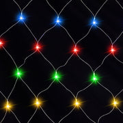 Jingle Jollys Christmas Lights 5Mx3M Net String Light 600 LED Colourful Beads XMAS-NE1000-4X6-MC