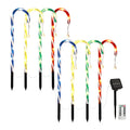 Jingle Jollys 8 PCS Christmas Lights Path Ground Light Garden Decorations 72 LED XMAS-PATH-CANDY-MC-8PC