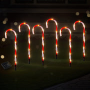 42 LED 6 PCS Christmas Lights Path Ground Light Garden Decorations Jingle Jollys XMAS-PATH-CANDY-RD-54CM-6PC