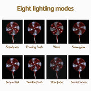 4 PCS Christmas Lights Path Ground Light Garden Decoration 112 LED Jingle Jollys XMAS-PATH-LOLLIPOP-GD-74CM-6PC